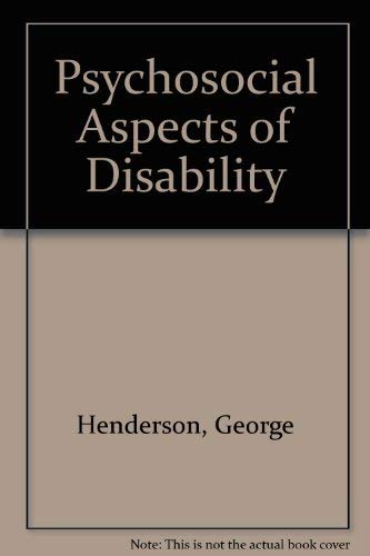 9780398050061: Psychosocial Aspects of Disability