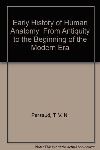 Early History of Human Anatomy