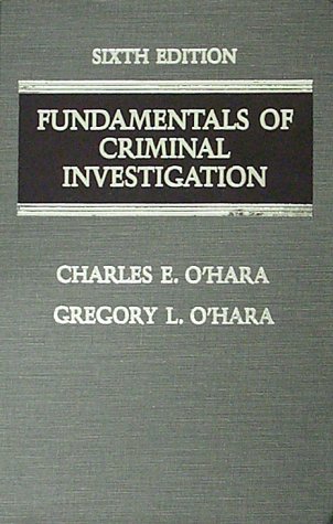 9780398058890: Fundamentals of Criminal Investigation (6th ed)