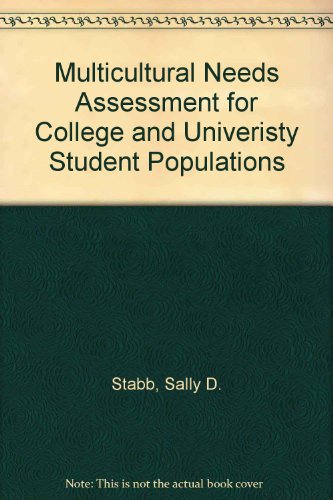 Imagen de archivo de Multicultural Needs Assessment for College and University Student Populations a la venta por Better World Books