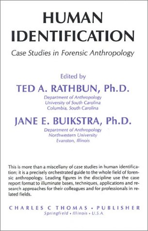 Imagen de archivo de Human Identification: Case Studies in Forensic Anthropology a la venta por Jenson Books Inc