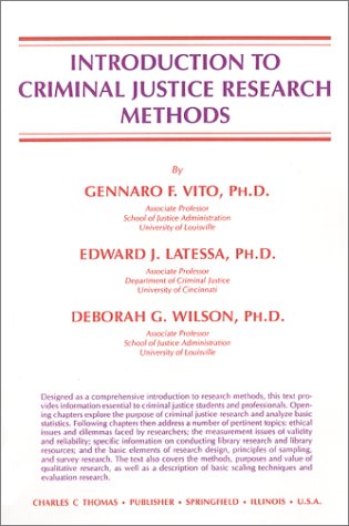 Stock image for Introduction to Criminal Justice Research Methods for sale by Chaparral Books