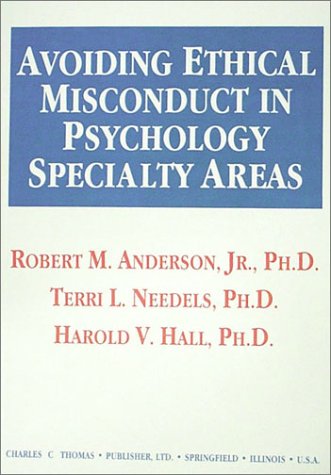 Stock image for Avoiding Ethical Misconduct in Psychology Specialty Areas for sale by Better World Books