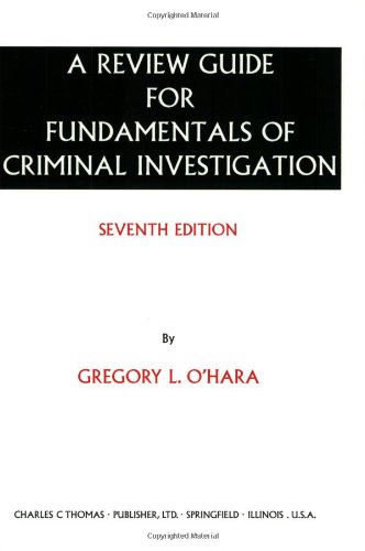 9780398074272: A Review Guide for Fundamentals of Criminal Investigation