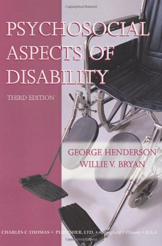 9780398074869: Psychosocial Aspects of Disability