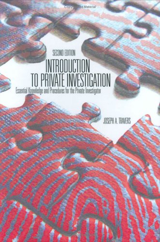 9780398075613: Introduction To Private Investigation: Essential Knowledge And Procedures For The Private Investigator