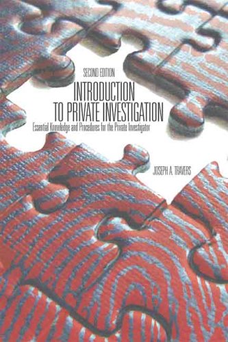 Beispielbild fr Introduction To Private Investigation: Essential Knowledge And Procedures For The Private Investigator zum Verkauf von medimops