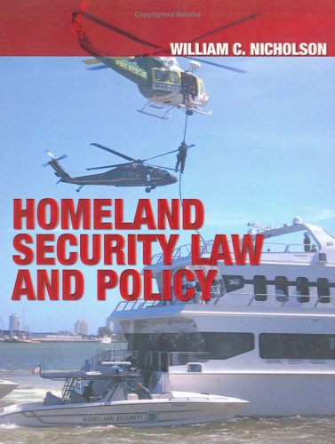 Beispielbild fr Homeland Security Law And Policy zum Verkauf von BooksRun