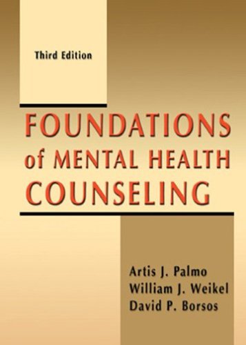 Imagen de archivo de Foundations of Mental Health Counseling a la venta por HPB-Diamond