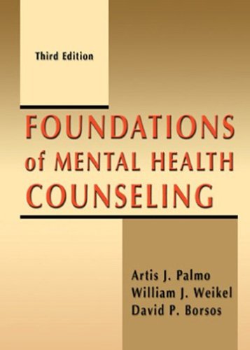 Stock image for Foundations of Mental Health Counseling for sale by Better World Books