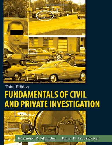 Stock image for Fundamentals of Civil and Private Investigation for sale by Revaluation Books