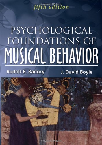 Imagen de archivo de Psychological Foundations of Musical Behavior a la venta por HPB-Red