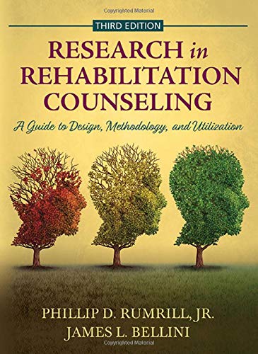 Beispielbild fr Research in Rehabilitation Counseling: A Guide to Design, Methodology, and Utilization zum Verkauf von BooksRun