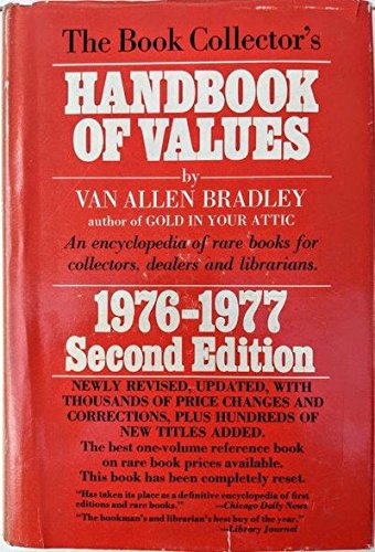 Stock image for Book Collectors Handbook of Values 1976-77 for sale by HPB-Emerald
