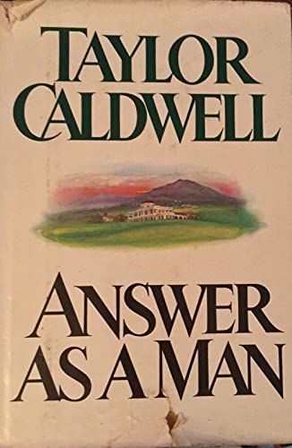 Imagen de archivo de Answer As a Man a la venta por Better World Books