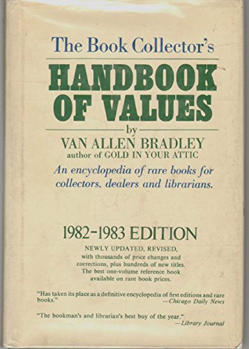 Stock image for The Book Collector's Handbook of Values - 1982-1983 Edition for sale by UHR Books