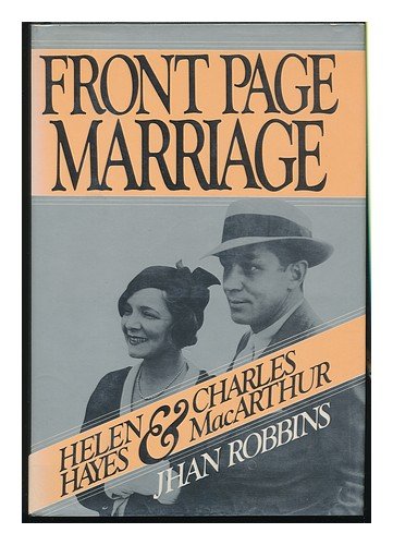 Stock image for Front Page Marriage for sale by Hippo Books