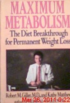 Beispielbild fr Maximum Metabolism - the Diet Breakthrough for Permanent Weight Loss zum Verkauf von Redux Books