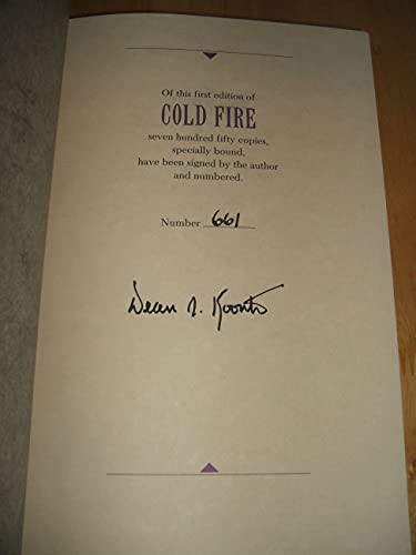 Imagen de archivo de Cold Fire a la venta por Better World Books: West