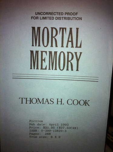 Beispielbild fr Mortal Memory zum Verkauf von Wonder Book