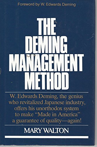 Stock image for The Deming Management Method for sale by Wonder Book