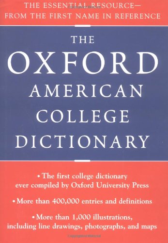 Oxford American College Dictionary (9780399144158) by Oxford University Press