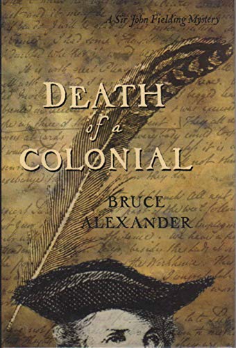 Beispielbild fr Death of a Colonial (Sir John Fielding Mysteries) zum Verkauf von Jenson Books Inc