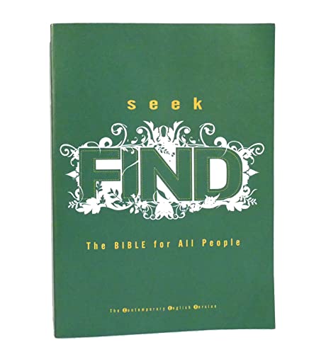 Beispielbild fr Seek Find: the Bible for All People (Contemporary English Version) zum Verkauf von SecondSale