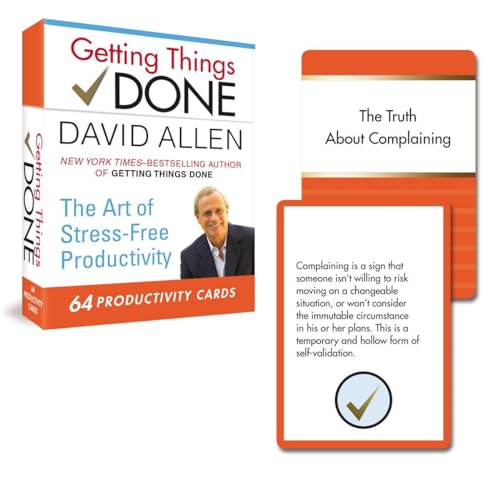 Stock image for Getting Things Done: 64 Productivity Cards: The Art of Stress-Free Productivity for sale by Save With Sam