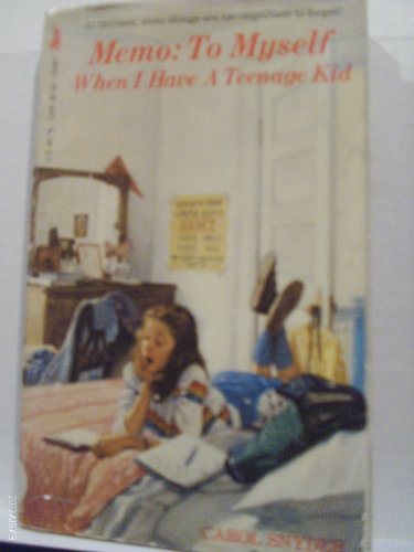 Imagen de archivo de Memo : To Myself When I Have a Teenage Kid a la venta por Better World Books