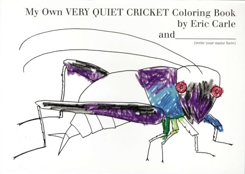 Stock image for My Own Very Quiet Cricket Coloring Book for sale by Reliant Bookstore