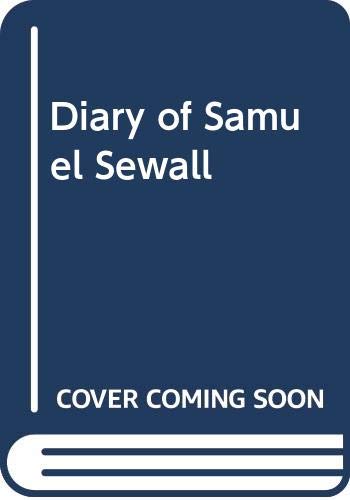 9780399500671: Diary of Samuel Sewall