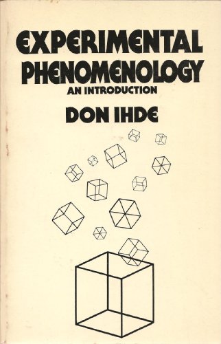 Imagen de archivo de Experimental Phenomenology: An Introduction a la venta por Wonder Book
