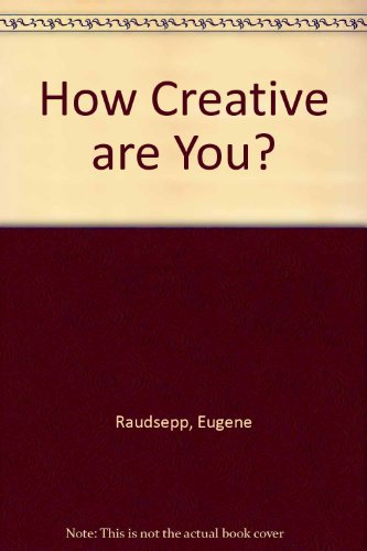 Imagen de archivo de How Creative Are You a la venta por Wonder Book