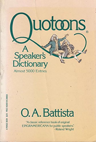 9780399505140: Quotoons: A Speaker's Dictionary