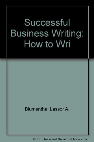 9780399507984: Successful business writing: How to write effective letters, proposals, reŒsumeŒs, speeches