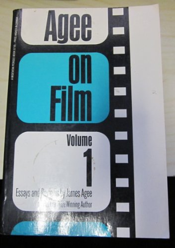 Imagen de archivo de Agee on Film, Vol. 1: Reviews and Comments a la venta por Wonder Book