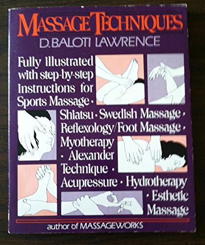 9780399511899: Massage Techniques