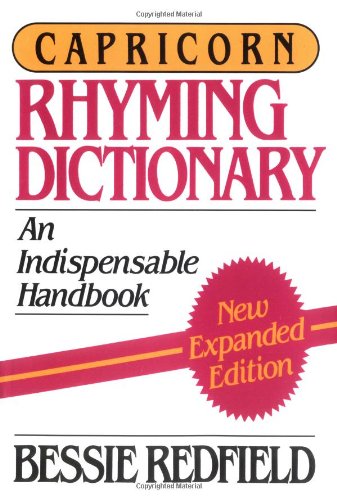 Beispielbild fr Capricorn Rhyming Dictionary zum Verkauf von Jenson Books Inc