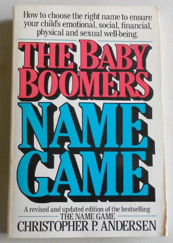 Stock image for Baby Boomers Name Game for sale by ThriftBooks-Dallas