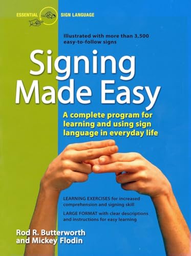 Beispielbild fr Signing Made Easy (A Complete Program for Learning Sign Language. Includes Sentence Drills and Exercises for Increased Comprehension and Signing Skill) zum Verkauf von Dream Books Co.