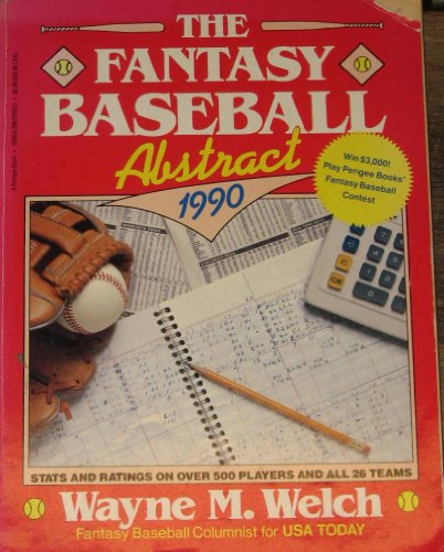 Imagen de archivo de Fantasy Baseball 1990 a la venta por Modetz Errands-n-More, L.L.C.