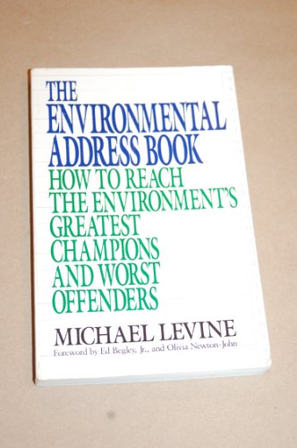Beispielbild fr Environmental Address Book zum Verkauf von Wonder Book