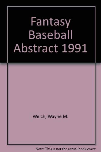 Stock image for Fantasy Baseball 1991 for sale by Montclair Book Center