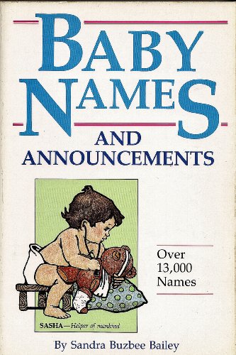 Stock image for Big Book of Baby Names and Announcements for sale by Better World Books