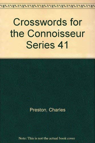 Crossword Connisu 41 (9780399520822) by Preston, Charles