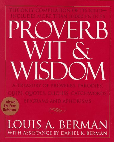Beispielbild fr Proverb Wit and Wisdom zum Verkauf von Wonder Book