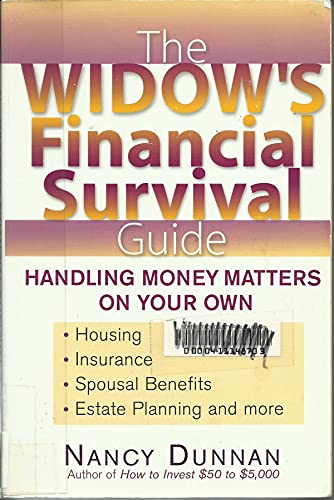 Stock image for Widows Financial Survival Guide : Handling Money Matters on Your Own for sale by Better World Books