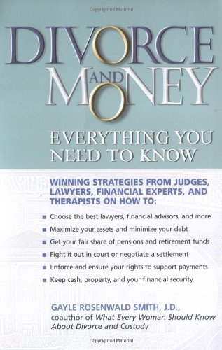 Beispielbild fr Divorce and Money: Everything You Need to Know zum Verkauf von Wonder Book