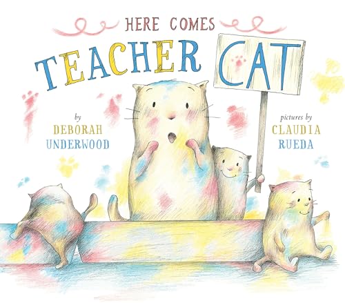 9780399539053: Here Comes Teacher Cat